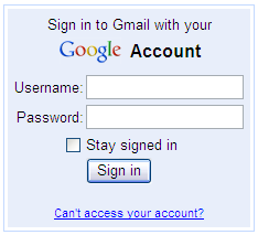 Gmail sign in